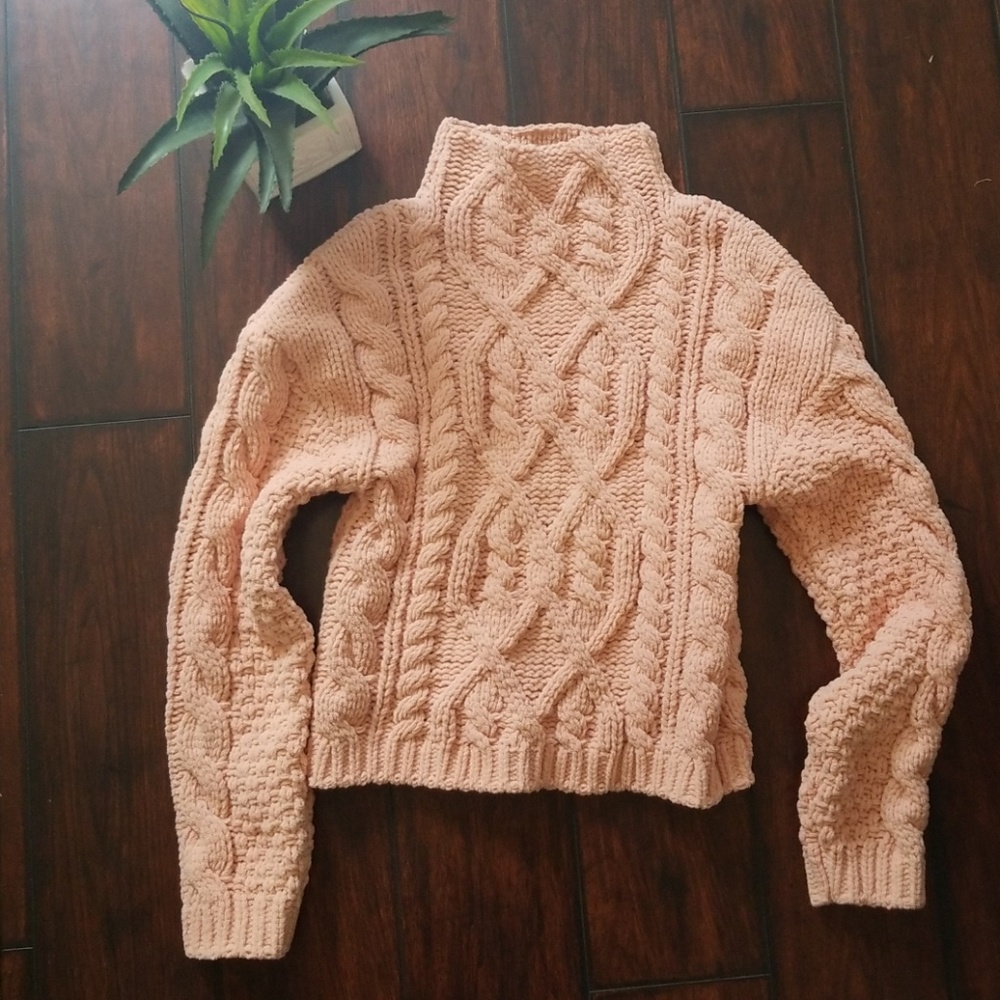 bebe Cable Sweater